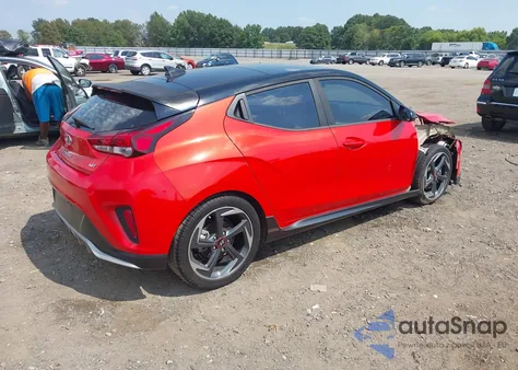 2019 Hyundai Veloster Turbo Ultimate из США, поврежденный, VIN KMHTH6AB3KU009615